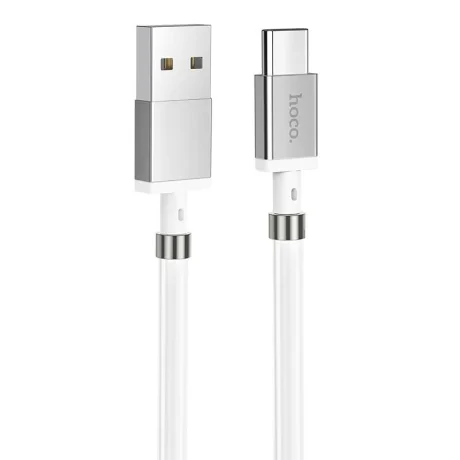Cablu Date Hoco U91 USB to Type-C Magnetic 1.2m Alb