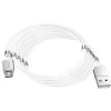 Cablu Date Hoco U91 USB to MicroUSB Magnetic 1.2m Alb