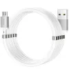 Cablu Date Hoco U91 USB to MicroUSB Magnetic 1.2m Alb