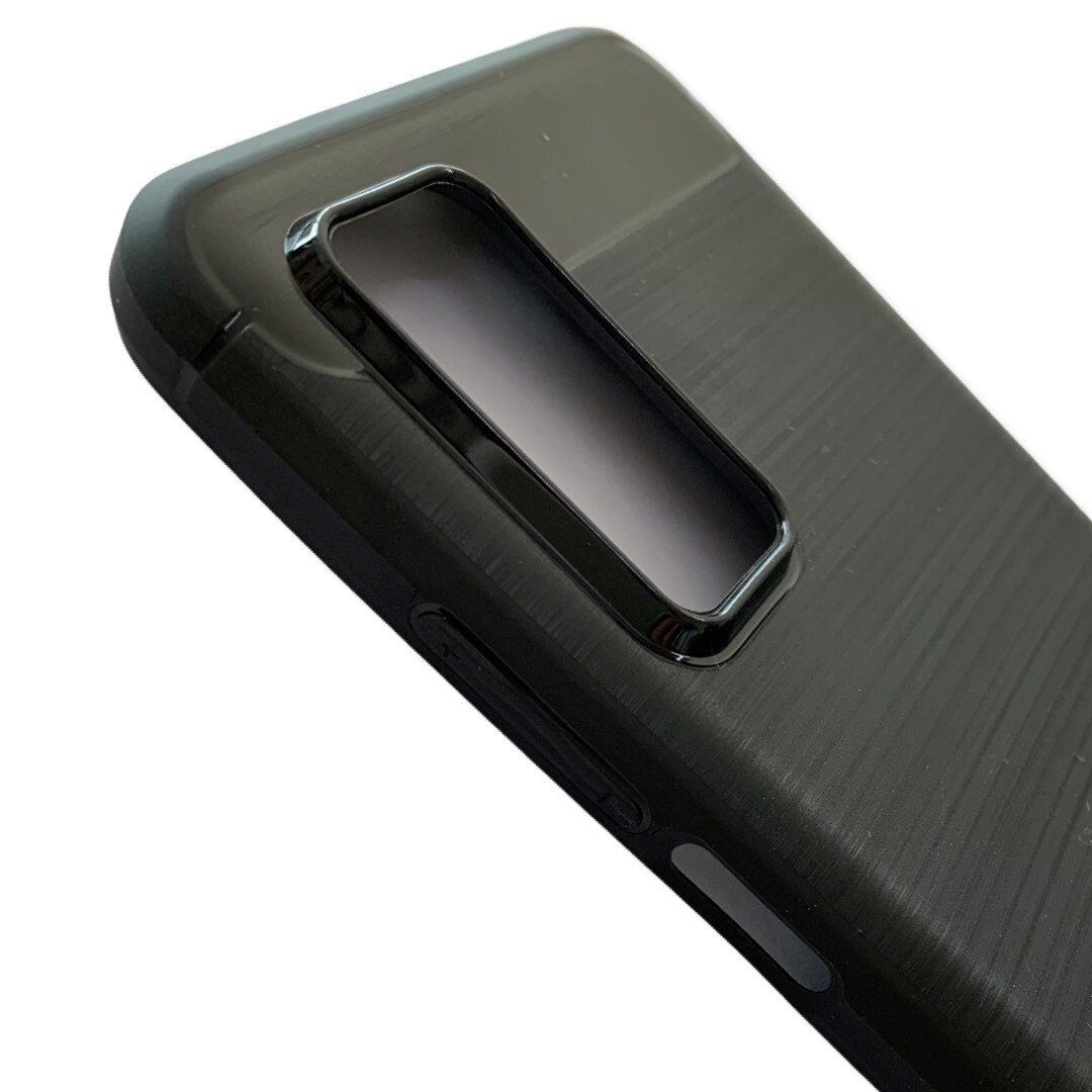 Husa Cover Silicon Carbon pentru Xiaomi Mi 10T 5G/ Mi 10T Pro 5G Negru thumb