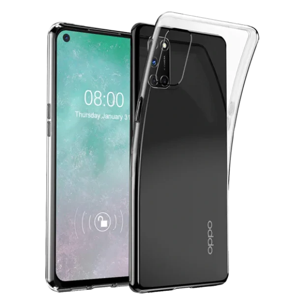 Husa Cover Silicon Slim pentru Oppo A72  Transparenta