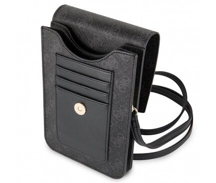 Geanta Guess 4G Wallet Universal Case GUWBSQGBK Black thumb