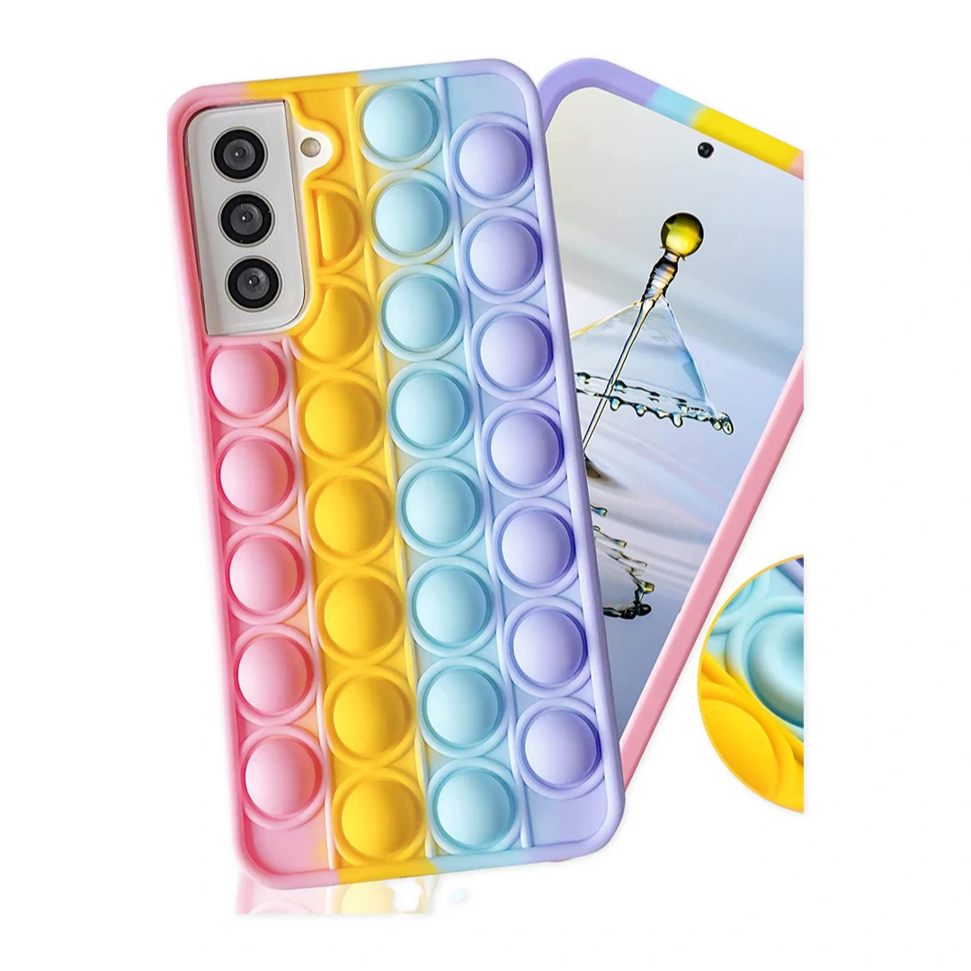 Husa Cover Pop It pentru Samsung Galaxy S21 Multicolor thumb
