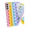Husa Cover Pop It pentru Samsung Galaxy S21 Multicolor