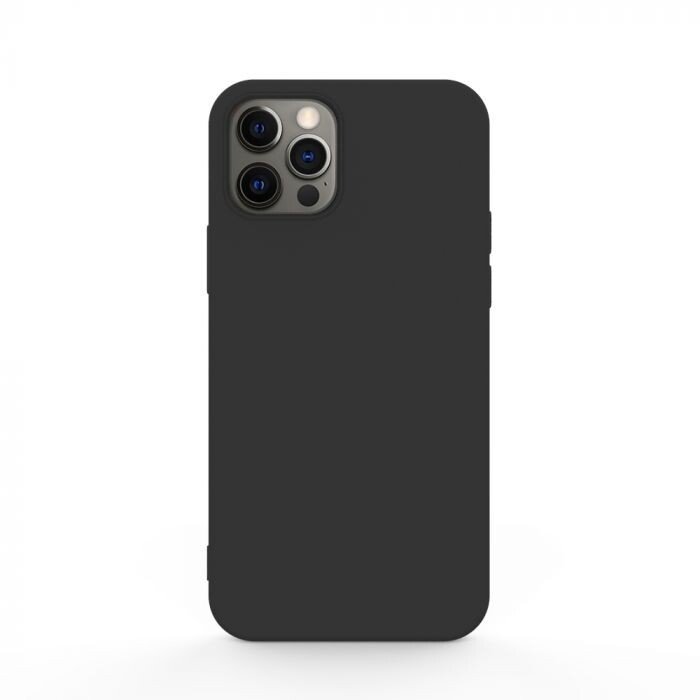 Husa Cover Silicon Slim Mat pentru iPhone 13 Negru thumb