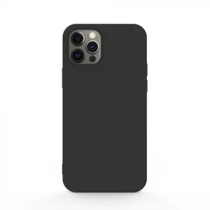 Husa Cover Silicon Slim Mat pentru iPhone 13 Negru