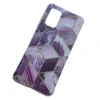 Husa Cover Silicon Geometric pentru Samsung Galaxy S20 Plus Mov