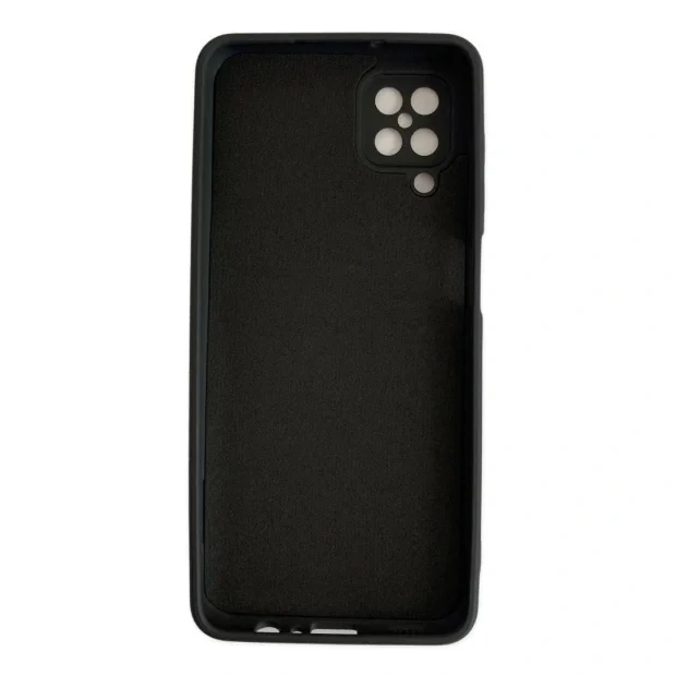 Husa Cover Silicon Finger Grip pentru Samsung A12/M12 Negru