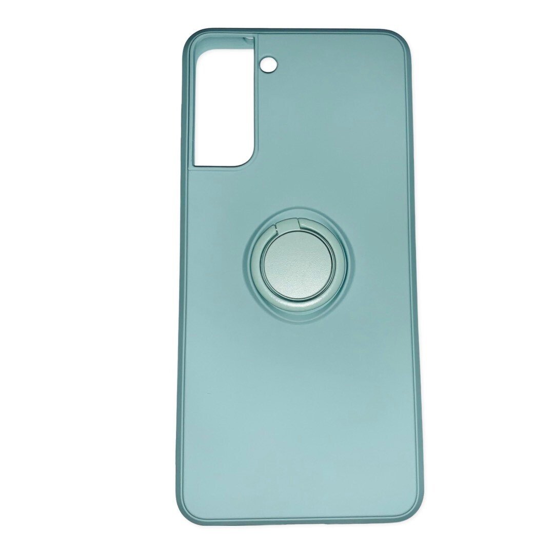 Husa Cover Silicon Finger Grip pentru Samsung S21 Plus Verde thumb