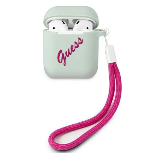 Husa Airpods Guess Vintage GUACA2LSVSBF pentru Airpods 1/2 Blue