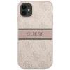 Husa Cover Guess Printed Stripe pentru iPhone 11 Pink