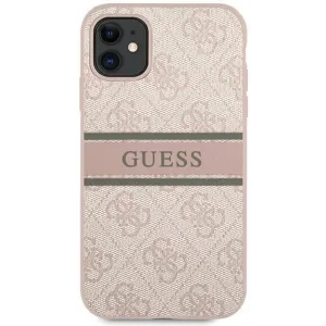 Husa Cover Guess Printed Stripe pentru iPhone 11 Pink