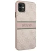 Husa Cover Guess Printed Stripe pentru iPhone 11 Pink