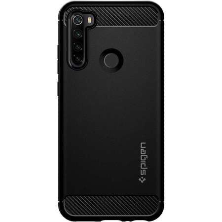 Husa Cover Spigen Rugged Armor pentru Xiaomi Redmi Note 8T Matte Black thumb