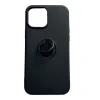 Husa Cover Silicon Finger Grip pentru Iphone 13 Mini Negru