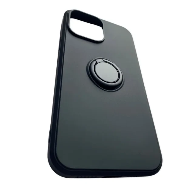 Husa Cover Silicon Finger Grip pentru Iphone 13 Pro Negru