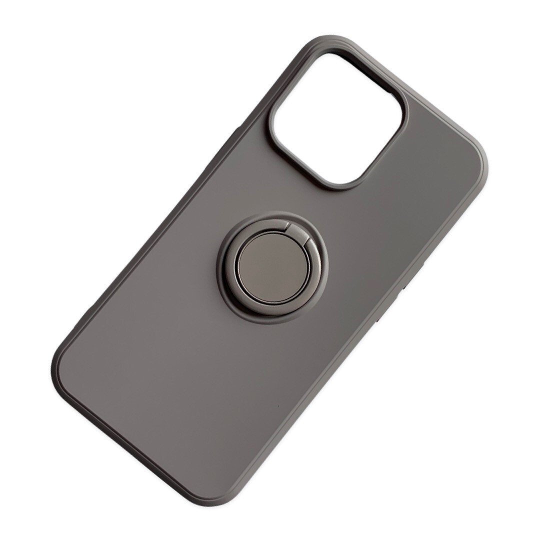 Husa Cover Silicon Finger Grip pentru Iphone 13 Pro Max  Gri thumb