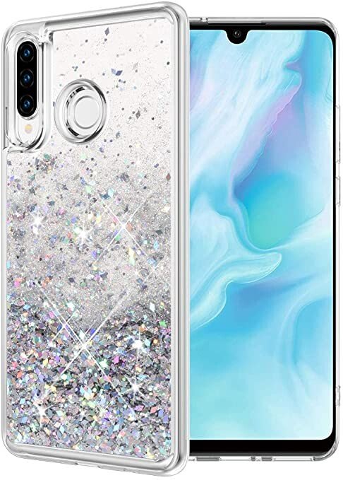 Husa Cover Fashion Liquid pentru Huawei p30 Lite Argintiu thumb