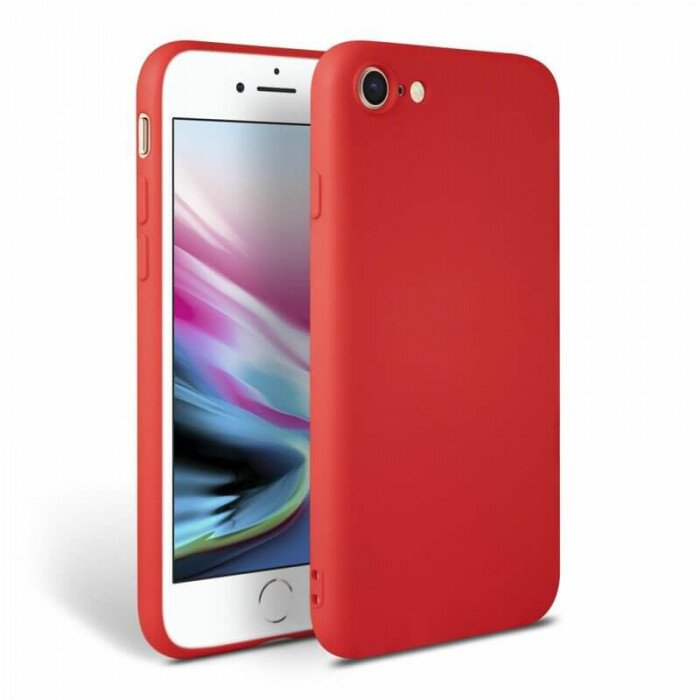 Husa Cover Silicon Slim Mat Pentru Iphone 7/8/Se 2 Rosu thumb