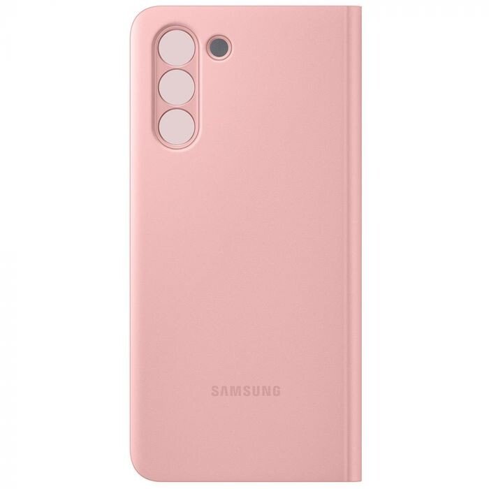 Husa Cover Clear View Cover pentru Samsung Galaxy S21  Pink thumb