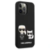 Husa Cover Silicone Case Karl Lagerfeld Liquid pentru iPhone 13 Pro Max Black