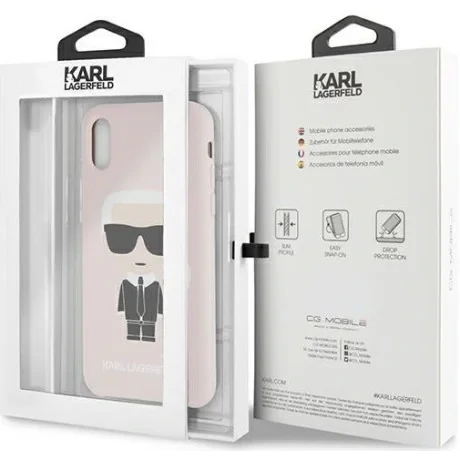Husa  Karl Lagerfeld  iPhone XR  Roz