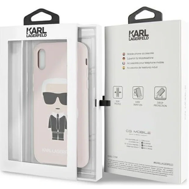 Husa  Karl Lagerfeld  iPhone XR  Roz