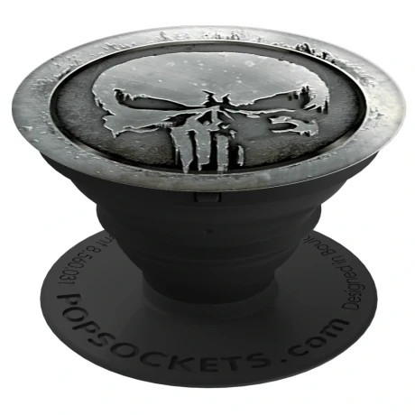 Suport Telefon Popsockets Punisher Monochrome Black