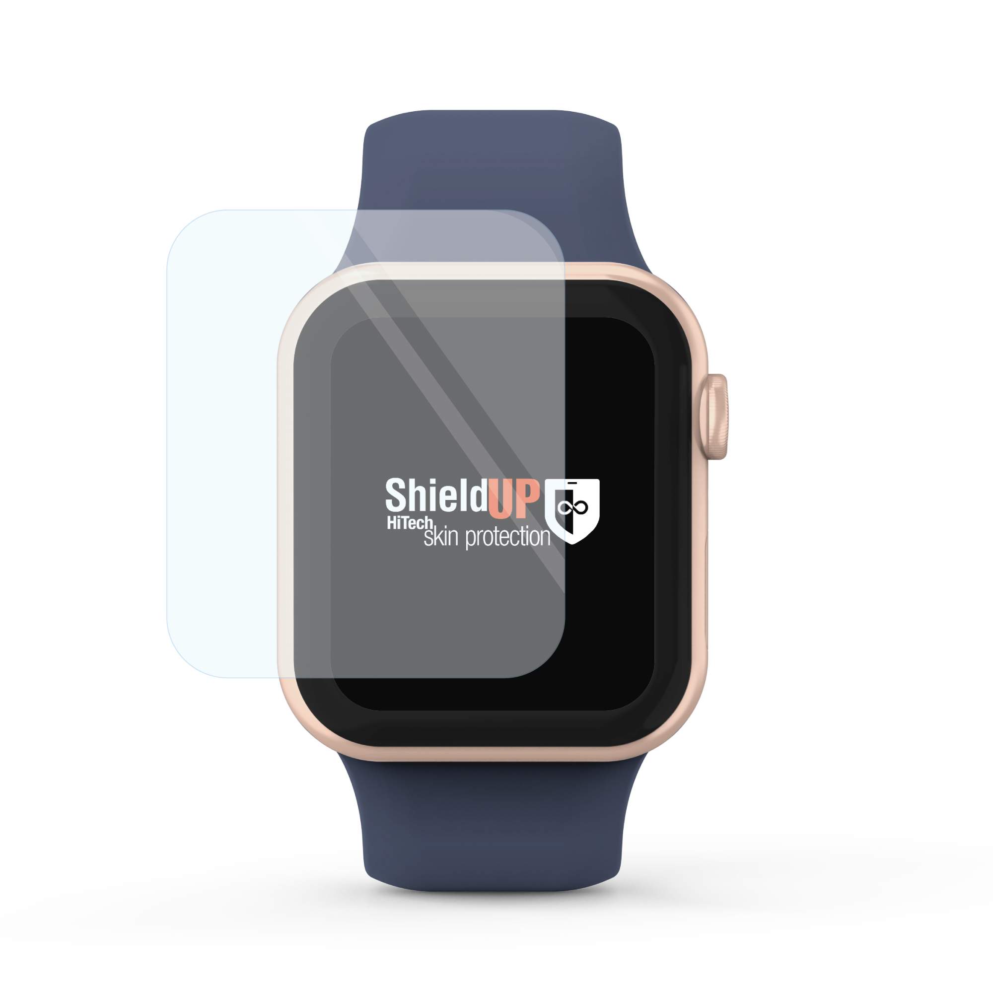 Folie de protectie silicon ShieldUP HiTech Regenerable pentru Smartwatch Fitbit ionic thumb