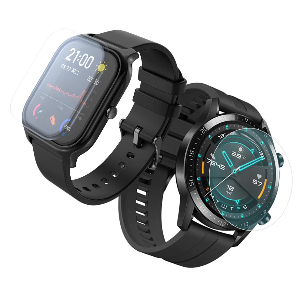Folie de protectie silicon ShieldUP HiTech Regenerable pentru Smartwatch Lemfo Lem 10 thumb