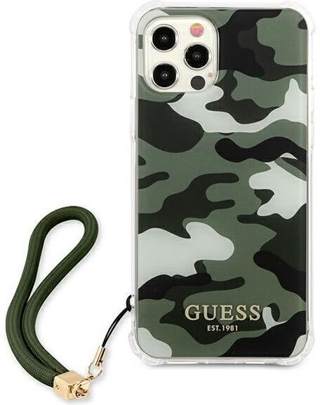 Husa Cover Guess Camo pentru iPhone 12/12 Pro Khaki IPHONE thumb