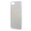 Husa Cover Guess Glitter pentru iPhone 7/8/SE2 Circle Logo Argintiu