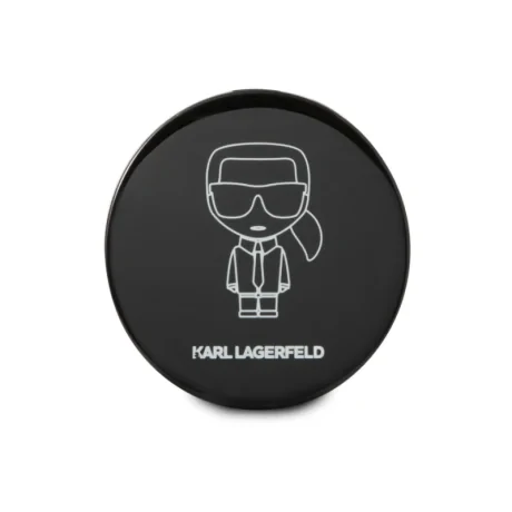 Husa Cover Karl Lagerfeld Bundle Iconic pentru Airpods Pro Black + Baterie Externa 2000 mAh