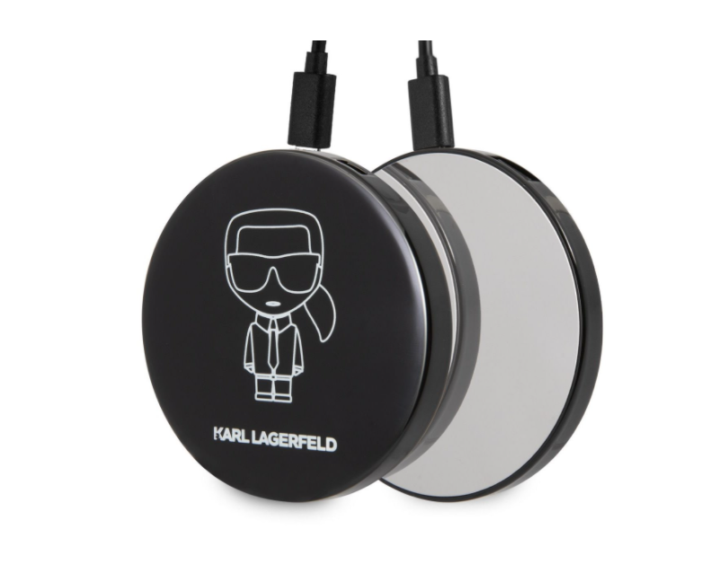 Husa Cover Karl Lagerfeld Bundle Iconic pentru Airpods Pro Black + Baterie Externa 2000 mAh thumb