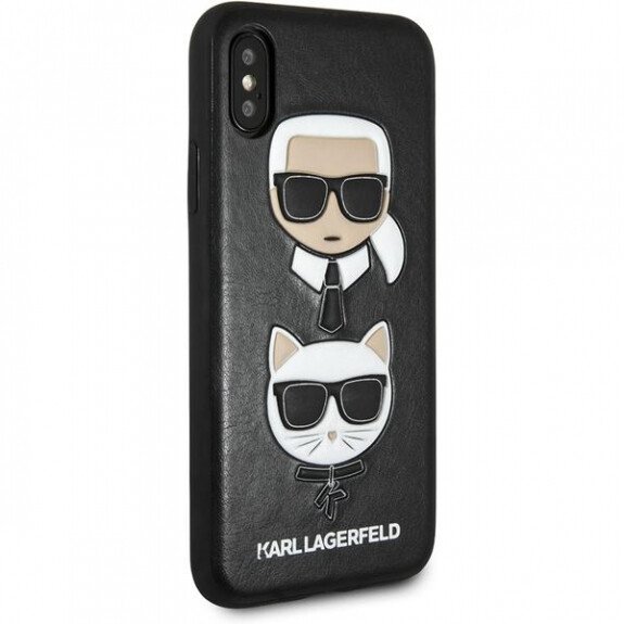 Husa Fashion pentru iPhone Xr Negru Karl Lagerfeld and Choupette thumb