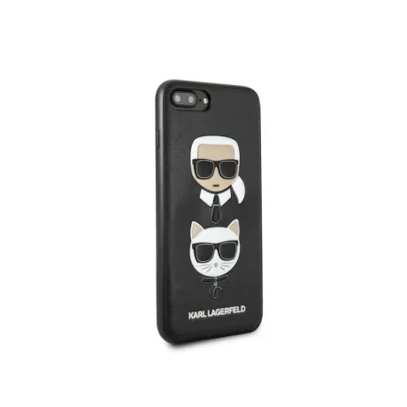 Husa spate iPhone 7/8 Plus Negru Karl&amp;Chouppet