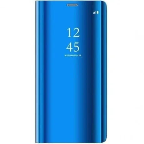 Husa Book Smart Clear View pentru Samsung Galaxy S20 FE/S20 FE 5G Albastru