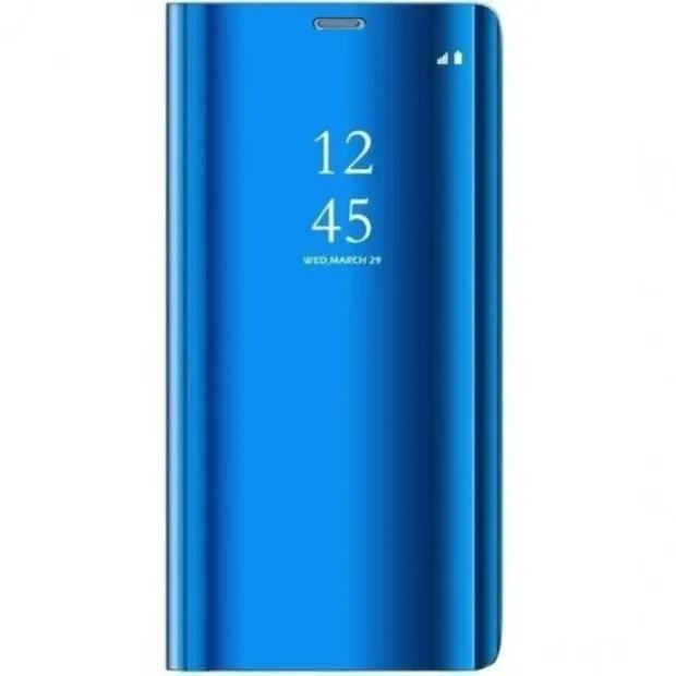 Husa Book Smart Clear View pentru Samsung Galaxy S20 FE/S20 FE 5G Albastru