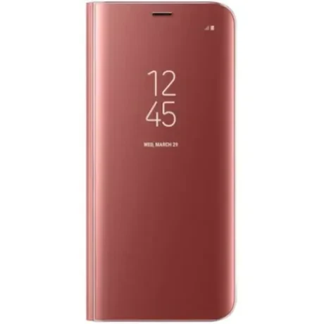 Husa Book Smart Clear View pentru Samsung Galaxy S20 FE/S20 FE 5G Roz