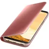 Husa Book Smart Clear View pentru Samsung Galaxy S20 FE/S20 FE 5G Roz