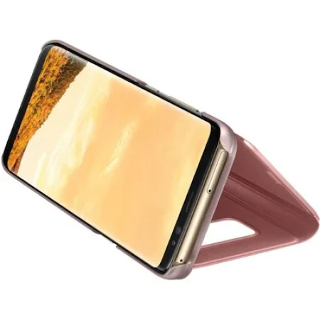 Husa Book Smart Clear View pentru Samsung Galaxy S20 FE/S20 FE 5G Roz thumb