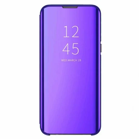 Husa Book Smart Clear View pentru Samsung Galaxy S20 FE/S20 FE 5G Violet