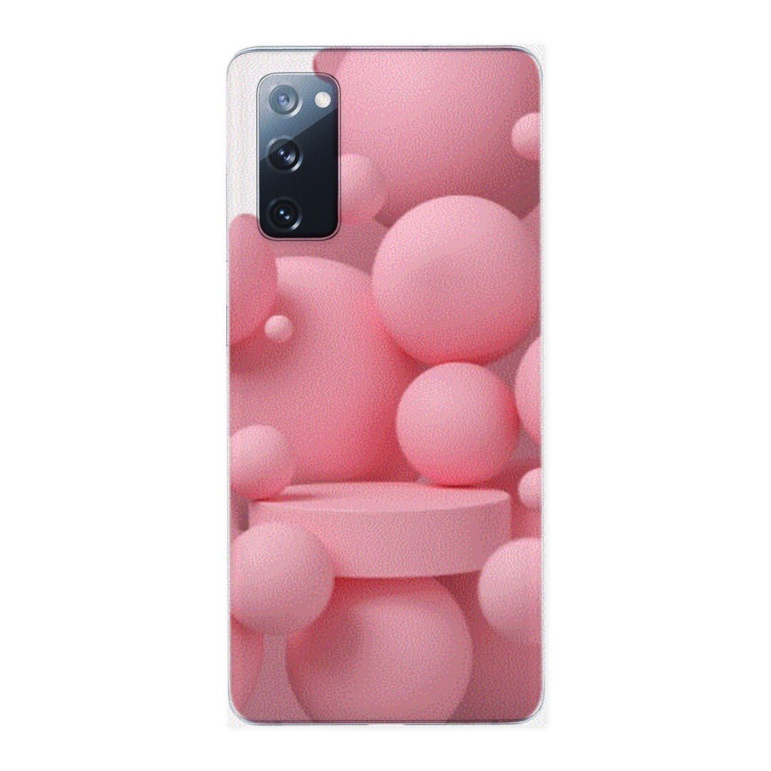 Husa Fashion Mobico pentru Samsung Galaxy S20 FE Pink Bublle thumb