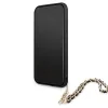 Husa Cover Guess PU Saffiano Gold Chain pentru iPhone 11 Black