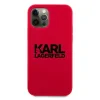 Husa Cover Karl Lagerfeld Stack Logo Silicone pentru iPhone 11 Red