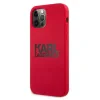 Husa Cover Karl Lagerfeld Stack Logo Silicone pentru iPhone 11 Red