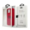 Husa Cover Karl Lagerfeld Stack Logo Silicone pentru iPhone 11 Red