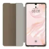 Husa Book Smart View Flip Cover pentru Huawei P30 Pro Brown