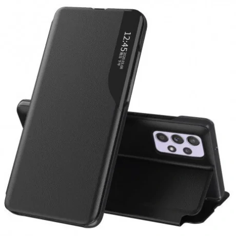 Husa Book Smart View pentru Samsung A52/A52 5G Negru