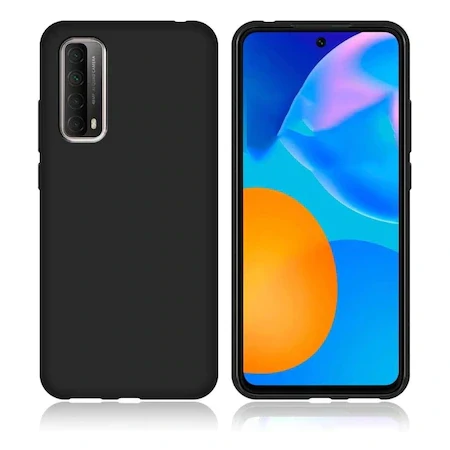 Husa Cover Silicon Slim Mat pentru Huawei P Smart 2021 Negru thumb